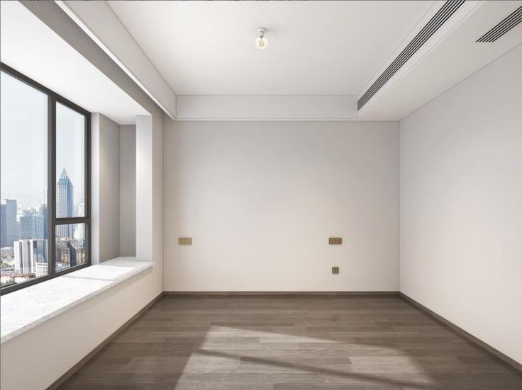 The same room, empty